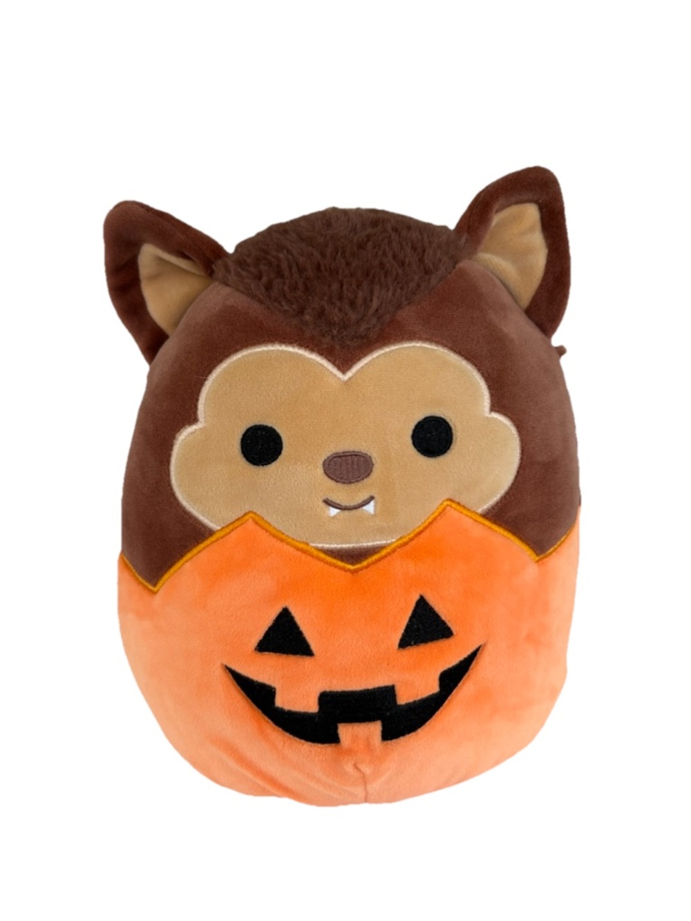 Squishmallow Plush Wade the Werewolf in
Pumpkin 9’Inch Halloween 
Kellytoy